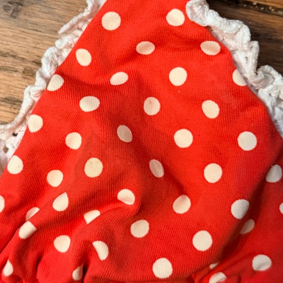 Beach Bunny Polka Dot Bikini Top with Bow as is - Picture 3 of 6